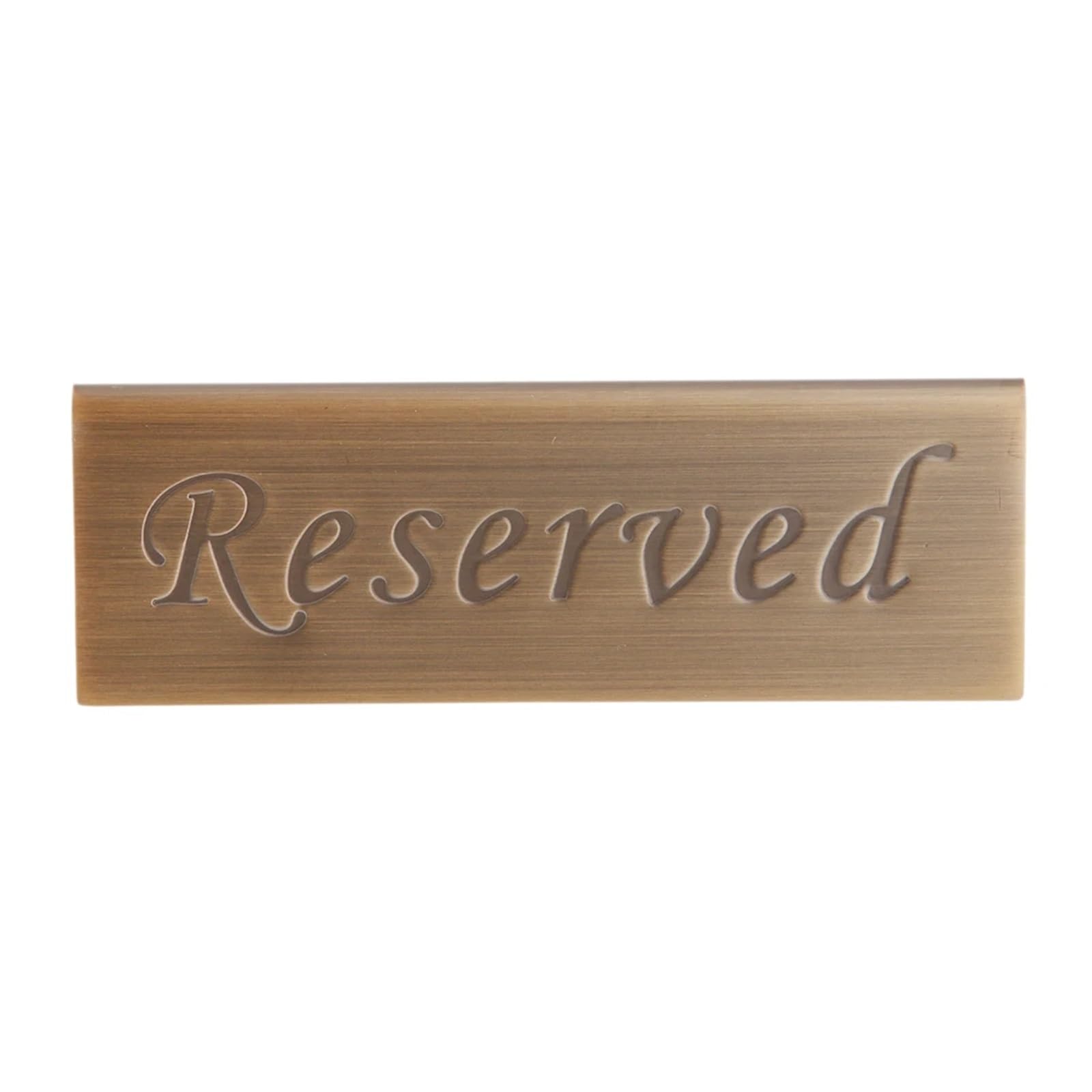 Letrero rústico de mesa reservada (paquete de 1, 2 o 4) for reservar asientos en recepciones de bodas, banquetes y fiestas.(4 packs)