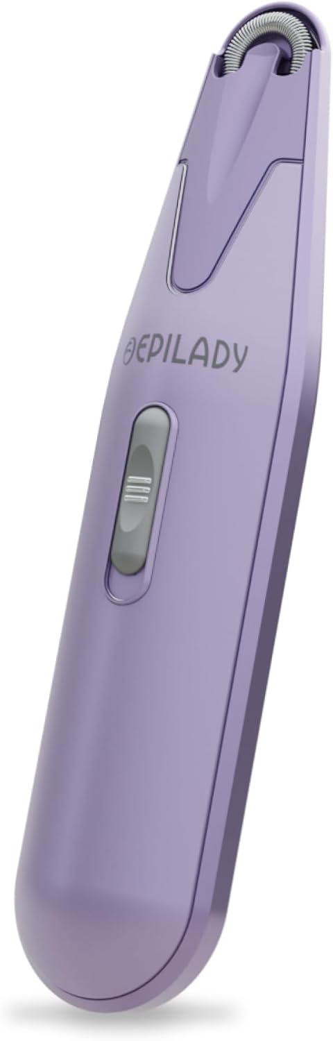 Epilady Esthetic Pearl Epilator for Women Face, Womens Facial Hair Remover | Included Case & Cleaning Brush, Electric Tweezers for Women Facial Hair