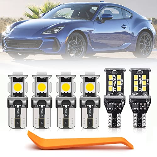 Kit de 7 luces LED interiores blancas para Subaru BRZ 2022 miniatura 1