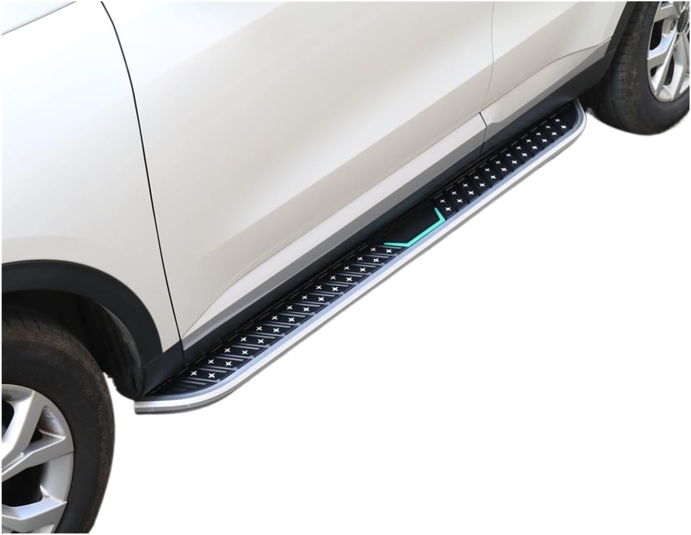 Side Step Pedal Bar Running Board Compatible with Toyota Venza Harrier XU80 2020-2023