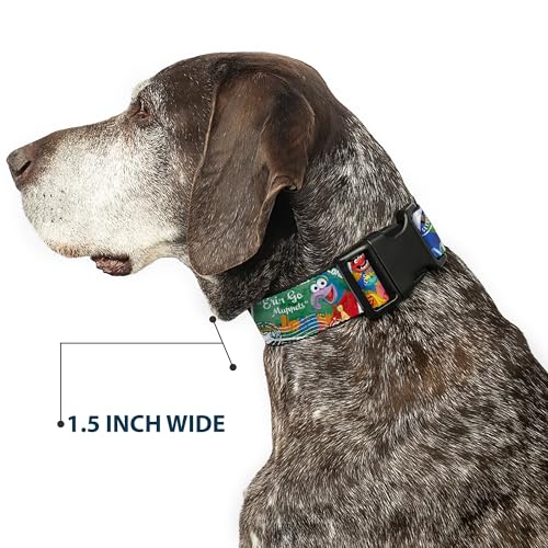 Collar de plástico Buckle Down con clip y sellos apiladas de los Teleñecos para mascotas 8