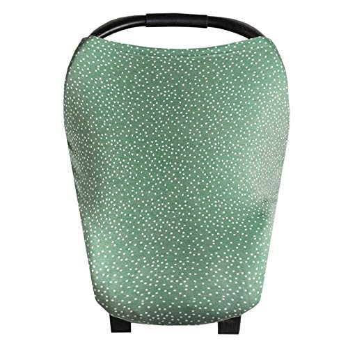 Image of Copper Pearl Multi-Use Cover: Car Seat Covers, Nursing Cover, and Stroller Cover for Sun - Stretchy Fabric, All-Season Use, Stylish Designs, Easy Access for Moms - Juniper