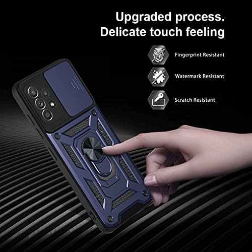 DANDAN WAY Capa Compatível com Samsung Galaxy A52,Capa para Câmera Deslizante e Suporte Armadura à P