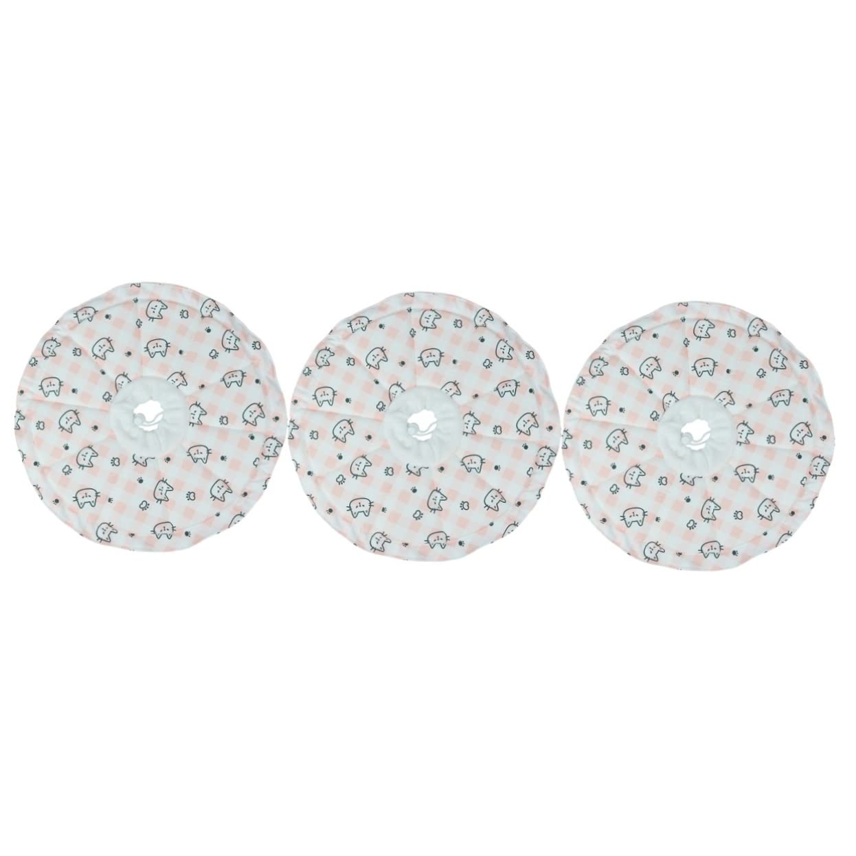 YARNOW 3 Piezas Collar Mascota Collar para Perros Pequeños Cono Collares Recuperación para Gatos Conos Gato En Collar Cachorro El Impermeable Esponja