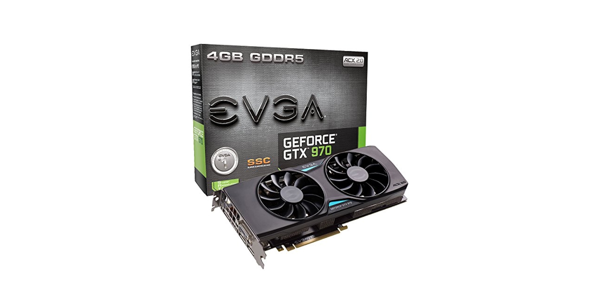 PCパーツ EVGA GeForce GTX 970 SC GAMING ACX 2.0 Amazon.com: EVGA GeForce GTX 970 4GB SSC Gaming ACX 2.0+
