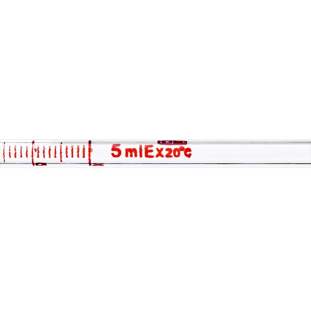 1/2/5/10 / 25Ml Pipette Longue En Verre Avec Kit De Verrerie De Laboratoire Scale - 25Ml