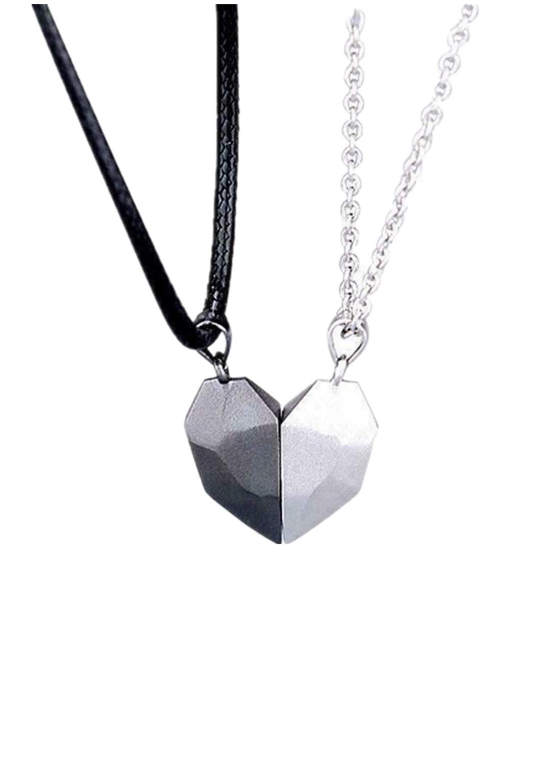 See full amazon price history chart for COLORFUL BLING Heart Pendant Matching Wishing Stone Magnet Necklace Couple Necklace For Unisex Adult COLORFUL BLING Heart Pendant Matching Wishing Stone Magnet Necklace Couple Necklace For Unisex Adult (B0915SY4P6) Amazon Price History, Amazon Price Tracker