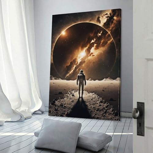 Affiche de voyage d'astronaute pour moderniser un mur de chambre