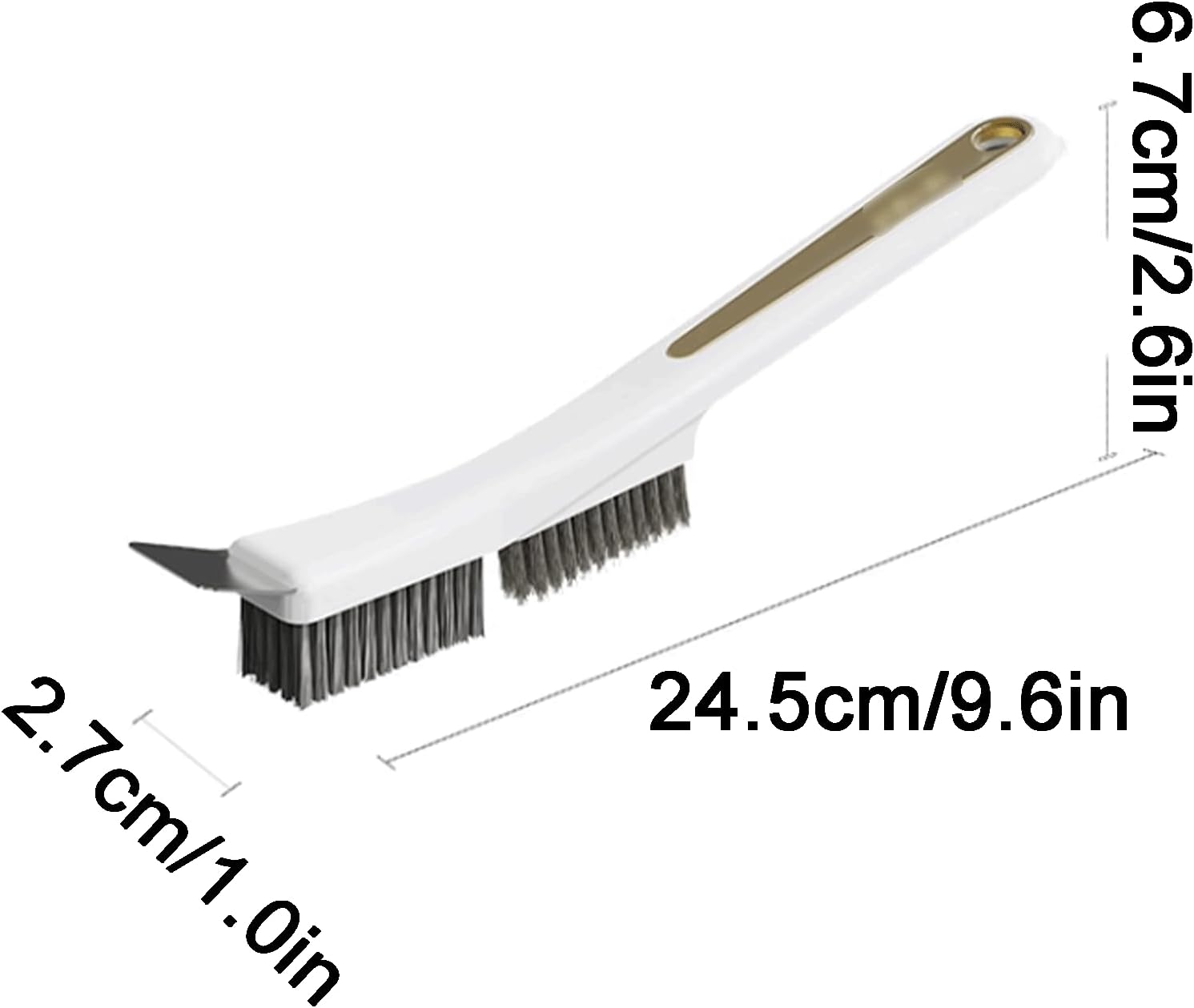 Multipurpose Plastic Kitchen Cleaning Small Brush with Shovel Gap Brush Multifunctional Cleaning Brush Household Cleaning Brush Strong