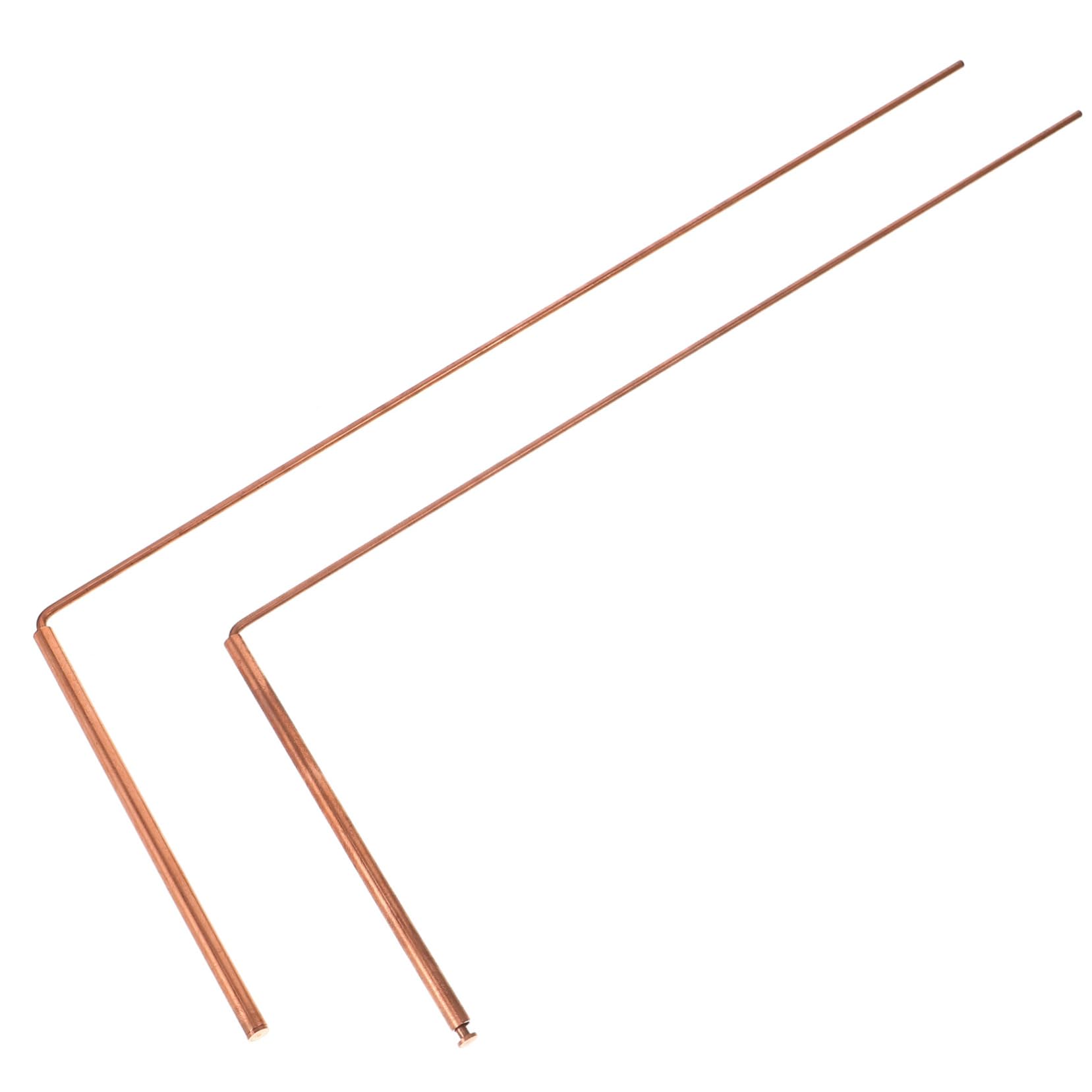 IWOWHERO 2pcs Tools Divining Rods for Water Durable Divining Tool Metal Dowsing Rod Divining Measuring Rods Portable Dowsing Rods Home Divining Tool Dowsing Tool Copper Pen Shape