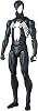 MAFEX No.168 Spider-Man Black Costume Comic Ver. Total Height Approx. 6.1 inches (155 mm), Painted Action Figure