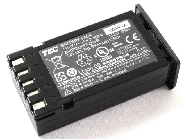 Amazon | B-EP802-BT-QM-R 東芝テック リフレッシュ バッテリー 7.4V