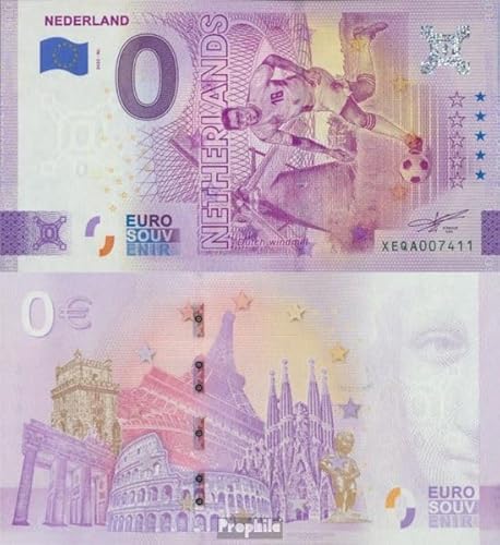 Prophila Collection Niederlande 0 Euro Souvenirschein Fußball