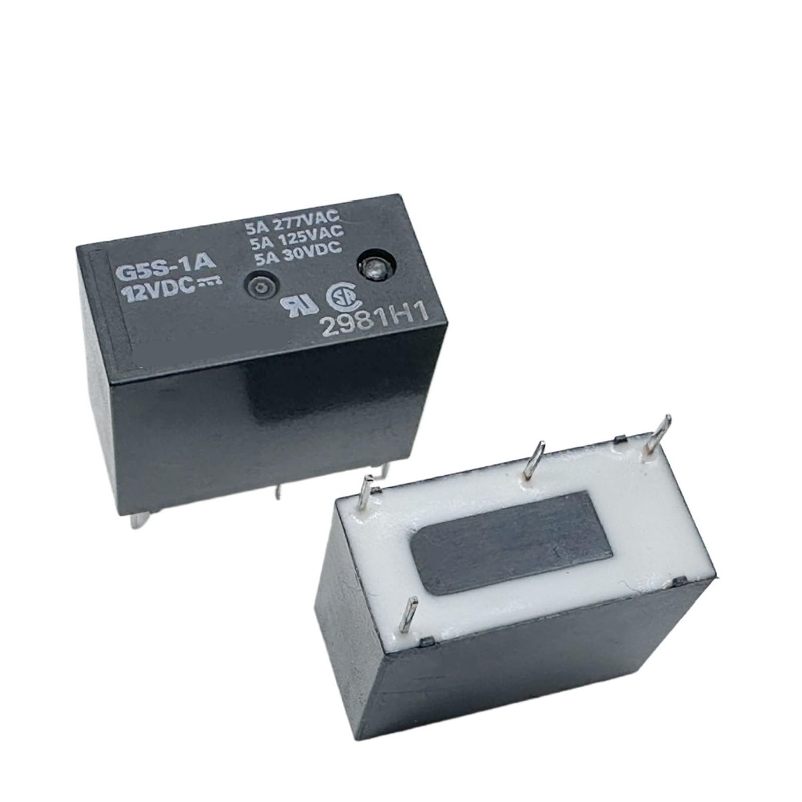 Yzwrwrmktb One Color 1Pc G5s-1A 12Vdc (33Fa-5A) Relay 4Pins