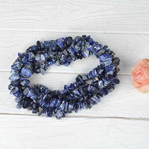 Image of Reiki Crystal Products Certified Natural Crystal Stone Chip Mala Necklace Collection for Men & Women, Reiki Energized Gemstone Jewellery for Meditation, Yoga, Spiritual Styling & Everyday Wear, Multiple Stone Variants