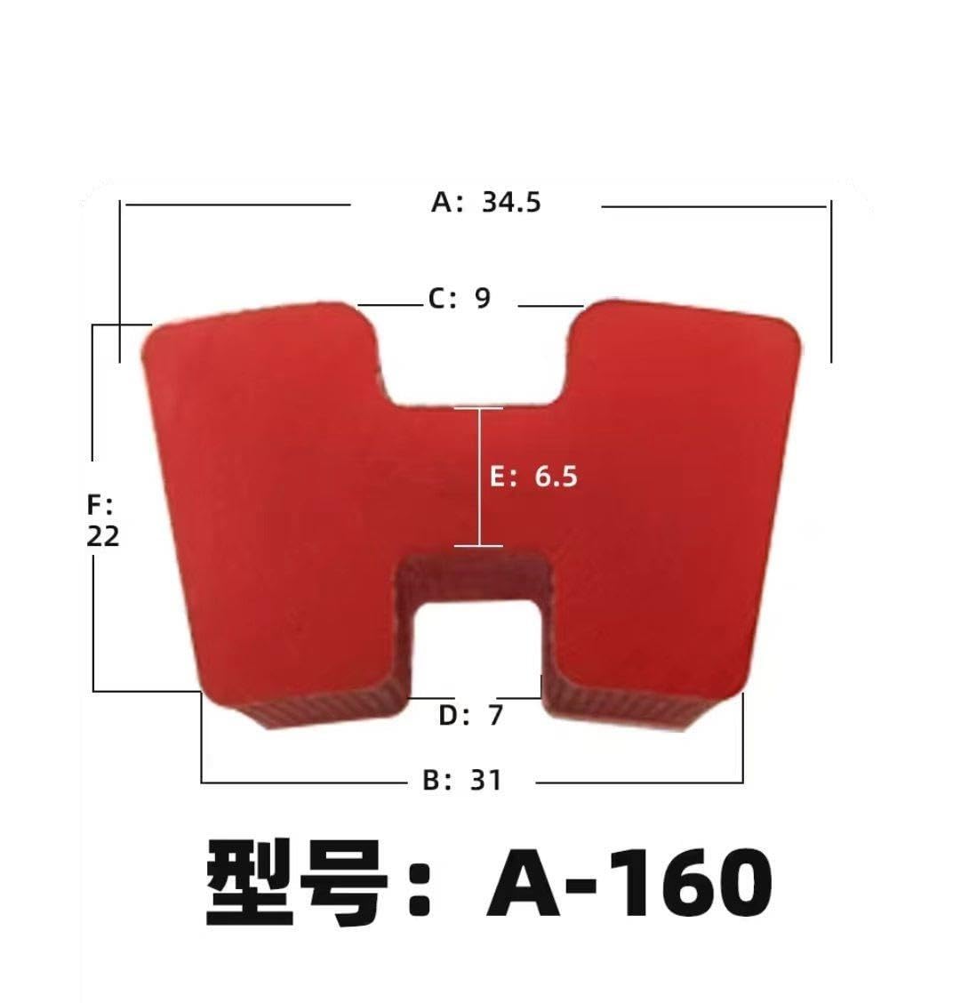 PU H-Type Elastic Gasket, 3pcs