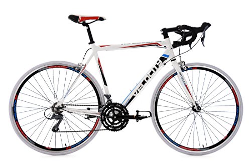 KS Cycling Hombre Rennrad Velocity RH 55u00a0cm para Bicicleta, Color Blanco, 28