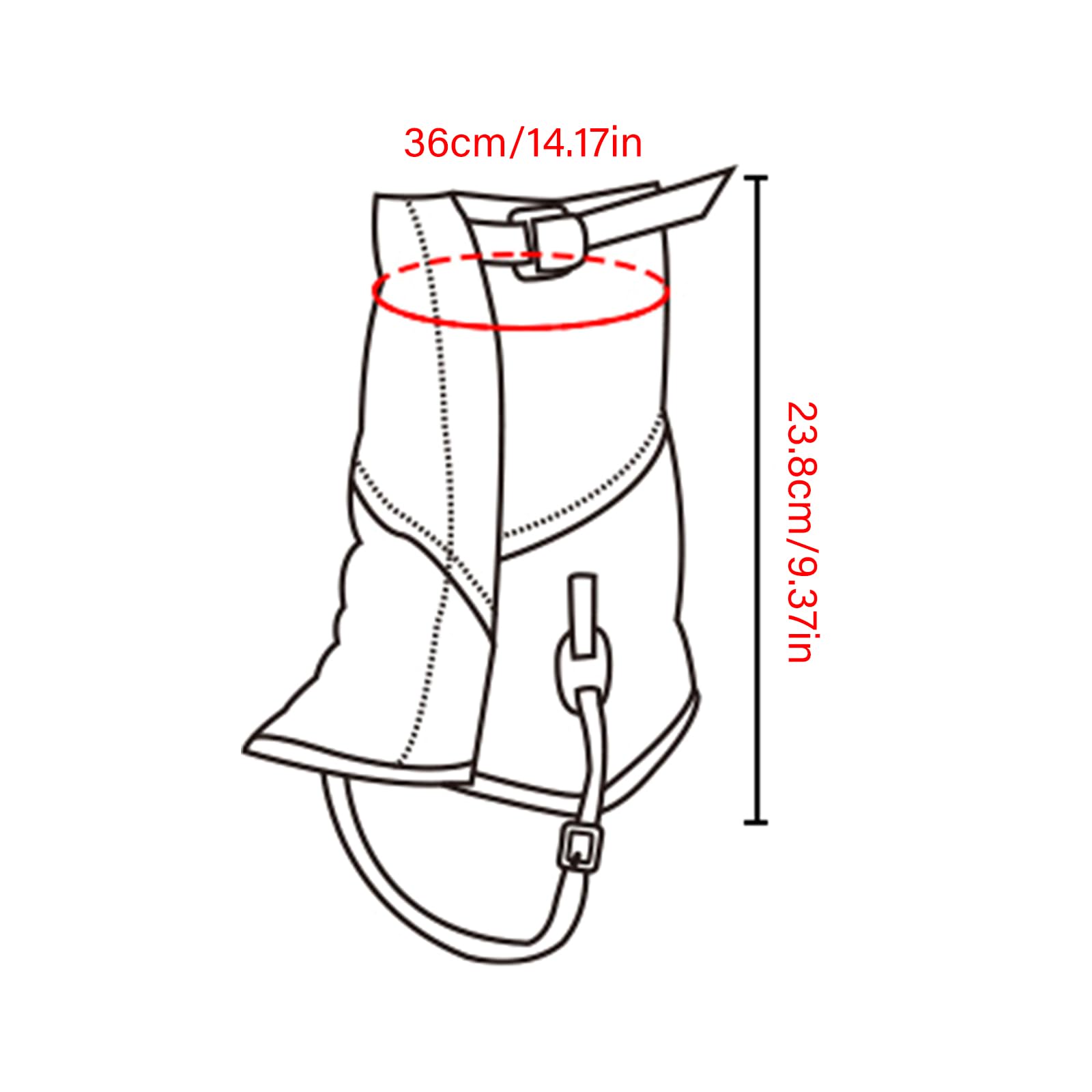 Guêtres de randonnée imperméables en nylon pour alpinisme, ski, cyclisme, activités de plein air avec crochet renforcé