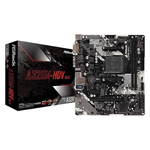 Kit Upgrade Placa mãe Asrock A320M-HDV AMD AM4, Processador AMD Ryzen 3 3200G 4.0Ghz, SSD Kingston 2