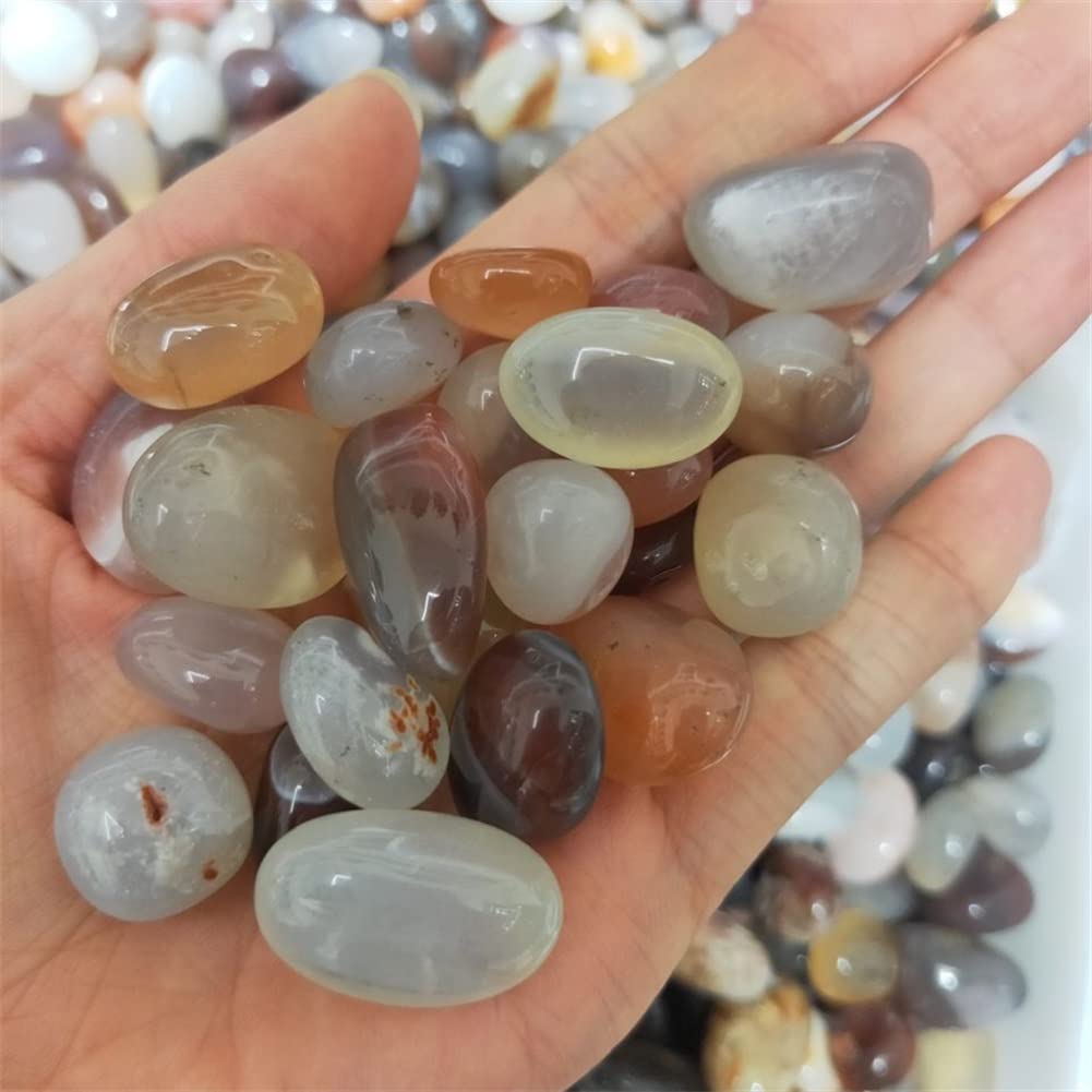 Decoración del hogar, 100 g Cristal de cornalina natural Grava Ágata Piedras curativas Plantación Acuario Tanque de peces Material de bricolaje Regalos, Cristal natural Inicio Colecciones ( Size : 200