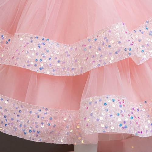 Girls Mesh Dress Stylish Flowy Childrens Party Outfit Comfortable Summer Casual Playwear4