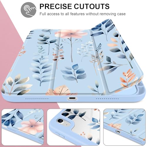 Protection iPad Air 13 2025 M3 légère transparente avec porte-crayon intégrée - 5
