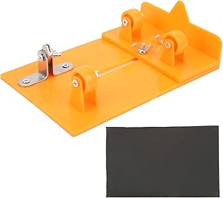 Luqeeg Cortador de Botellas de Vidrio, Cortador de Vidrio para Botellas, Herramienta de Corte para Cortar Vino, Cerveza, Tarros de Albañil, Whisky, Botellas Redondas Y Ovaladas(Amarillo)
