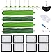 JoyBros Ersatzteil-Zubehör, kompatibel mit iRobot Roomba E5 E6 E7 i7 i7 i6 i8 i3 i4 Plus 3150 E & I Serie Filter-Extraktor Gummi-Bürsten-Roller Vorderrad Nachfüllen Kit…