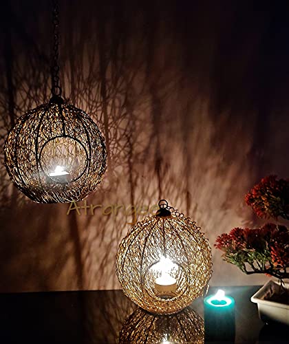 Bystreet Artisans Full Moon Metal Bird Nest Bird Cage Bird cage Tealight/Candle Holder Bird Nest Bird Cage Balcony Terrace Hanging Table Dcor Diwali Gift Pack(2P) (B0BB2PFW5Q) Amazon Price History, Amazon Price Tracker