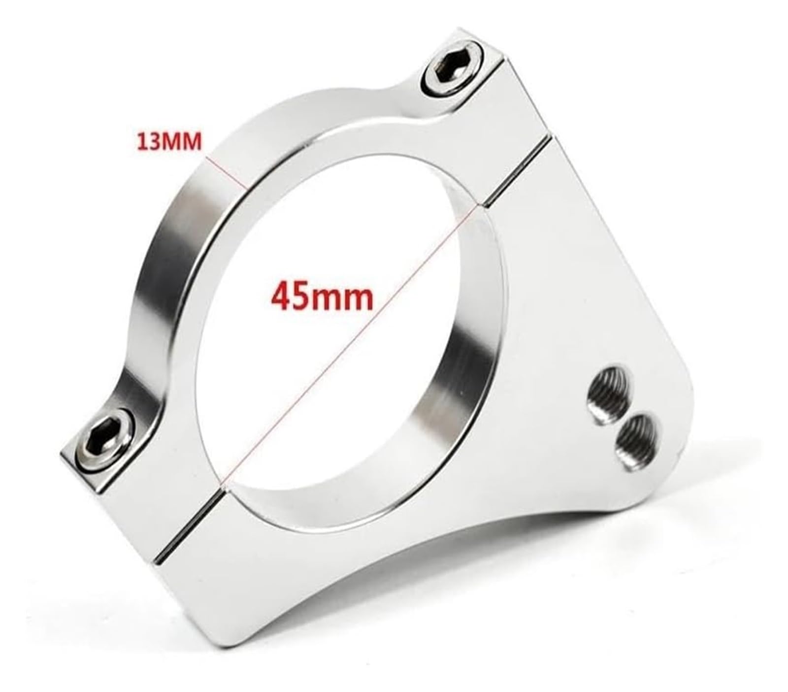 Collier De Fixation Amortisseur De Direction Moto 45 Mm – Réduit Les Vibrations, Stabilité Maximale, Montage Universel Facile