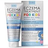 Eczema Cream for Kids | Eczema Cream with Colloidal Oatmeal | Kids Skin Care for Dry, Itchy, Red & Irritated Skin with Soothing Hydration | Steroid Free Sensitive Skin Moisturizer 6.14 fl oz