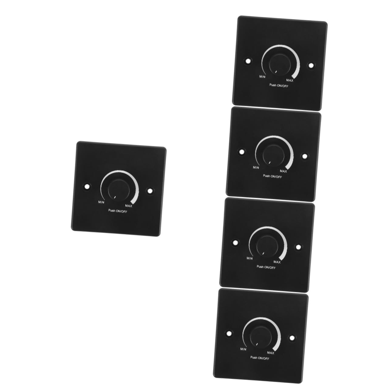 PartyKindom 5piezas Interruptor Led Regulable Para De Yate y Rv Panel De Alta Durabilidad y Instalación