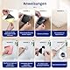 ePicsoa 13 Stück Teppichgreifer Antirutschmatte, Teppich Antirutsch Pads, Waschbare Anti Rutsch Teppichunterlage, Wiederverwendbare, Quadratischer Rund Teppichstopper für Fliese Holz Marmor Böden