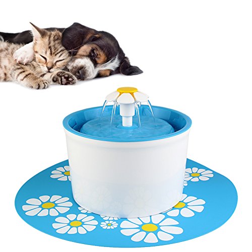 Fuente de Agua Automática para Mascotas 1.6L Azul miniatura 6