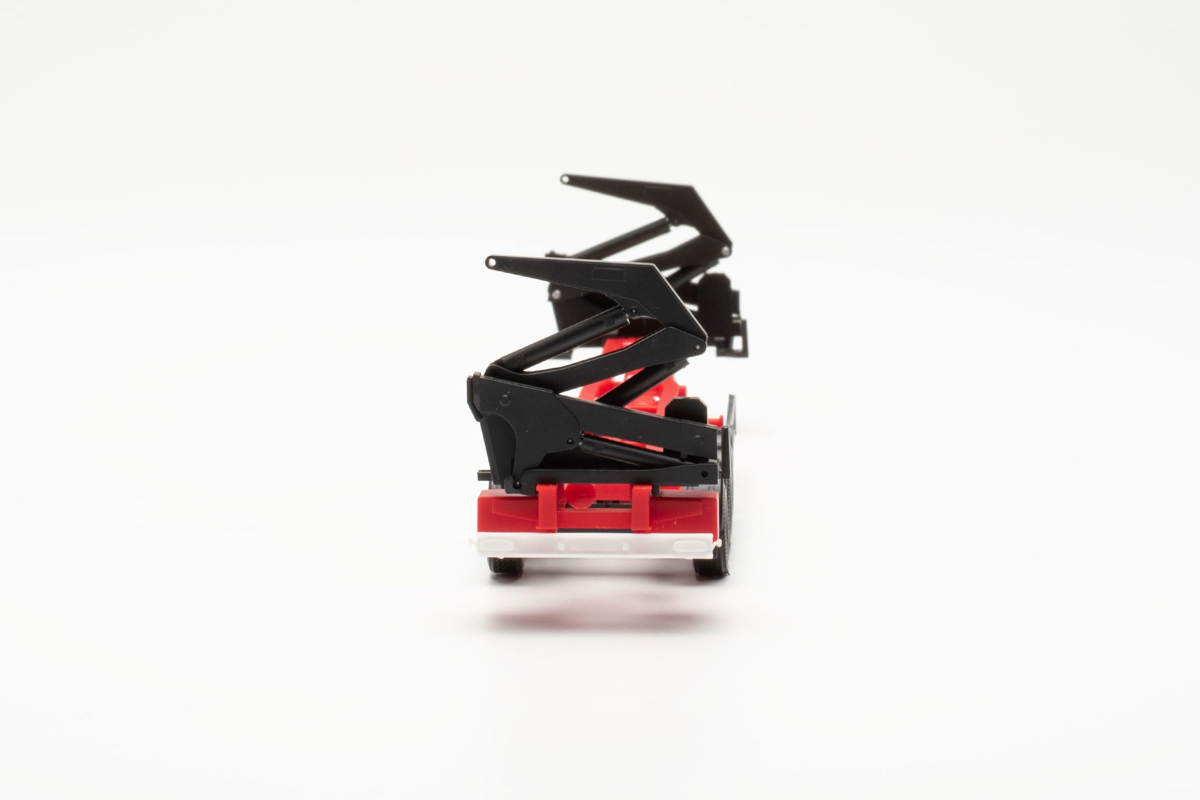 herpa Camion modèle Hammar Chargeur latéral conteneur Rouge, Miniature à l'échelle 1:87, Objet de Collection, fabriqué en Allemagne, Plastique