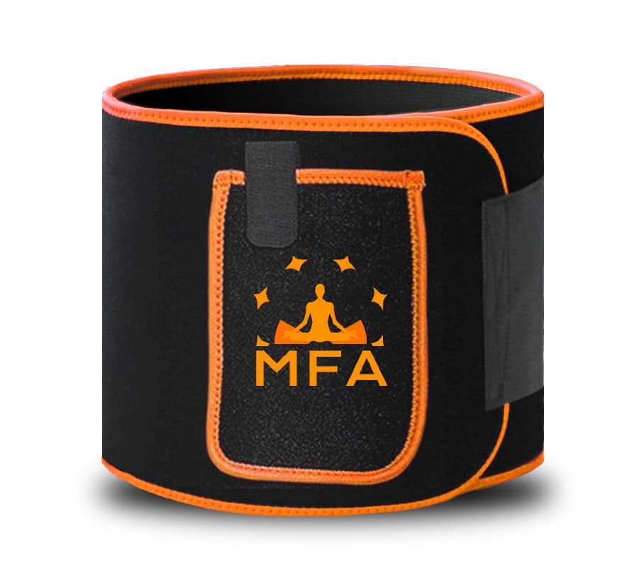 Ceinture de sport de sudation pour homme et femme ajustable en néoprène