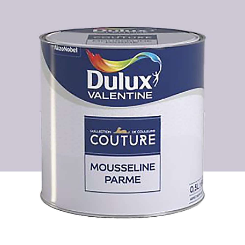 Dulux Valentine Peinture acrylique Couture Mousseline parme 0,​5 L