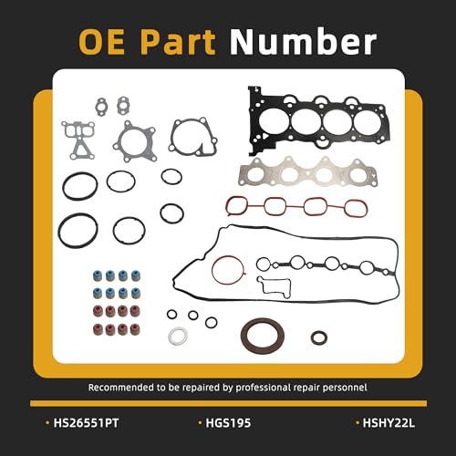 Image of Head Gasket Set with Bolts, for Hyundai Accent /Veloster 2012-2019