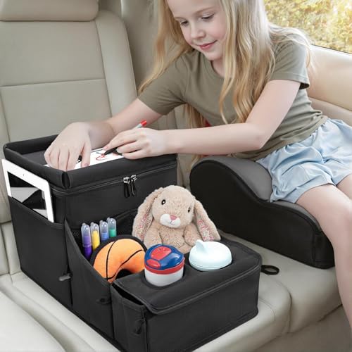 WENRENER Backseat Organizer with Tray Lid