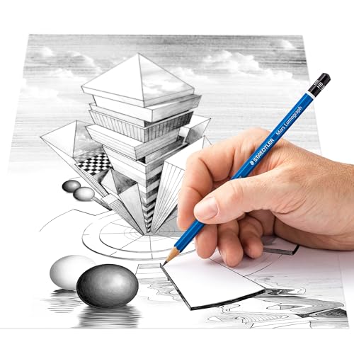 Lápices de grafito Staedtler Mars Lumograph 11B pack 12 miniatura 2