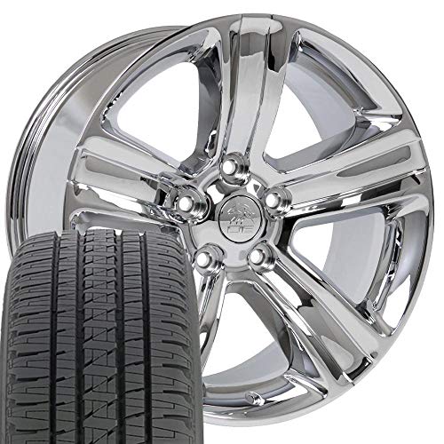 Oe Wheels Dg65 20 Inch Rims And Tires Fit Ram 1500 Style 5x139.7 20x9 Chrome ...