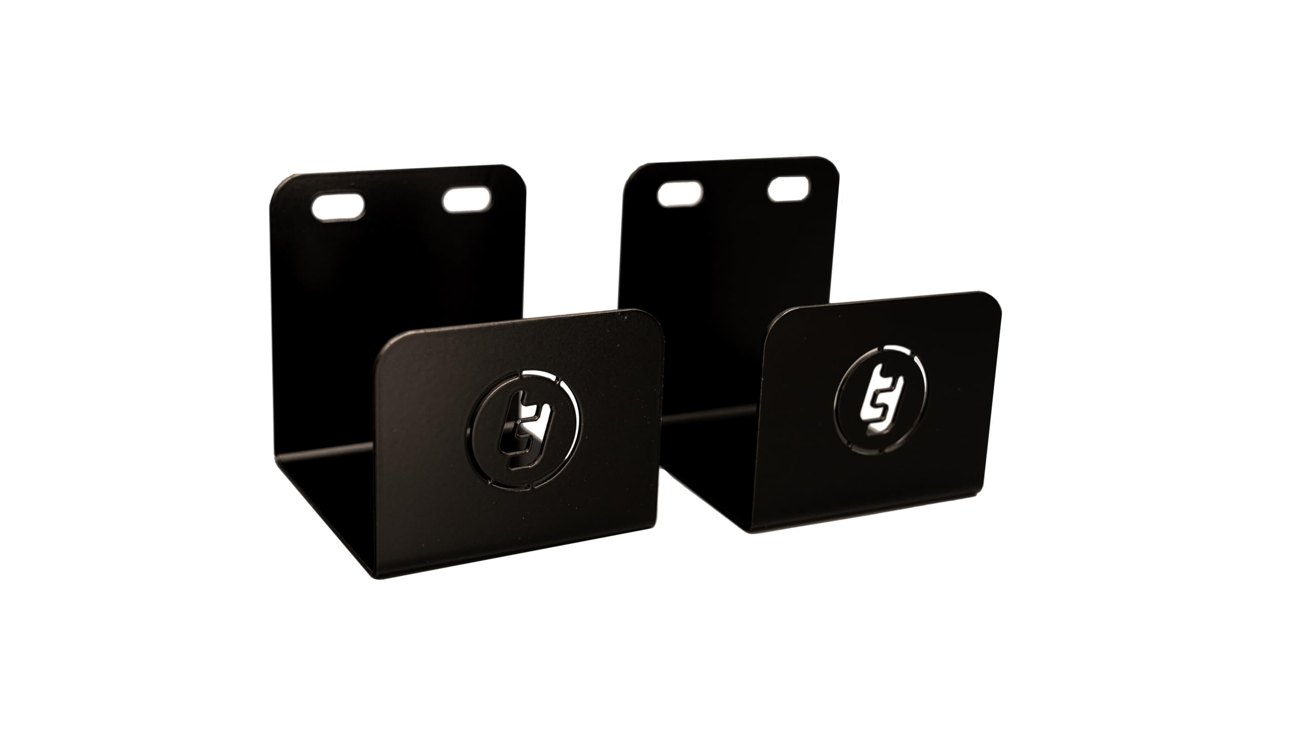 Tradetidy Black Broom Brackets (Pair) – Heavy-Duty Steel Holders for T-Shaped Brooms – Ideal for Vans, Garages & Workshops – Made in the UK