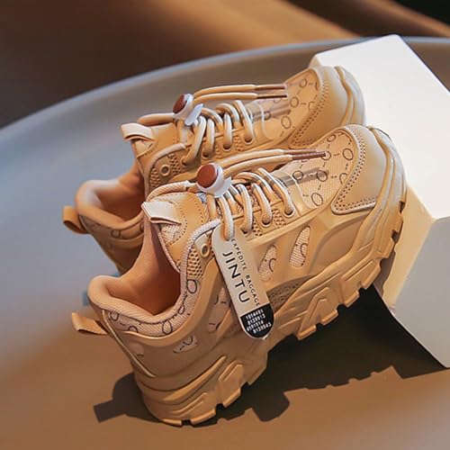 Boys Girls Sneakers Kids Shoes,Non-Slip with Hook and Loop Walking/Running Tennis Shoes for 6 9 12 18 24 Months2