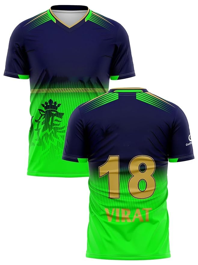 VIRAAT Cricket Green Jersey 2025-26 (Mens & Kids) Sports Jersey-picture-44