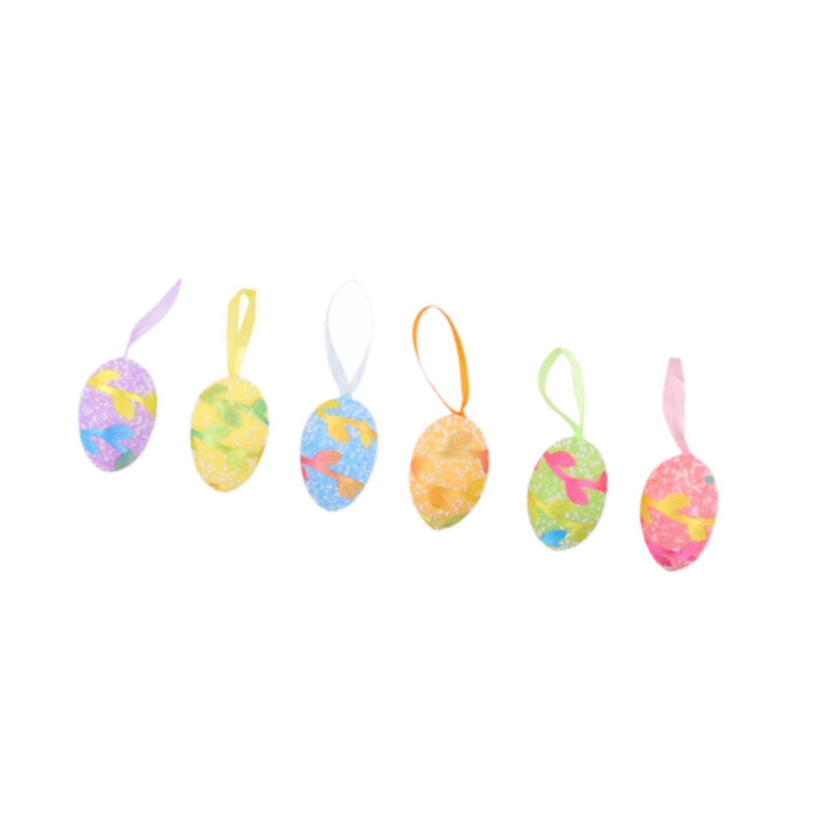AMSLSIU Brilliant Easter Hanging Eggs Offer Unique Designs While Creating Lasting Memories In Holiday Celebrations Decorative Easter Hanging Pendants Holiday, Colorful Vines