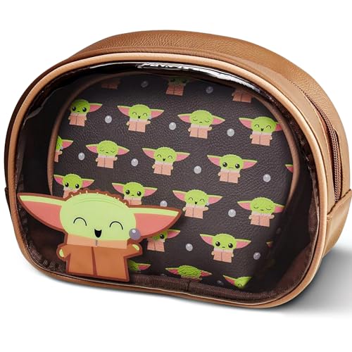 Loungefly Mandalorian Baby Yoda Grogu The Child 2 Piece Cosmetics Bag Set