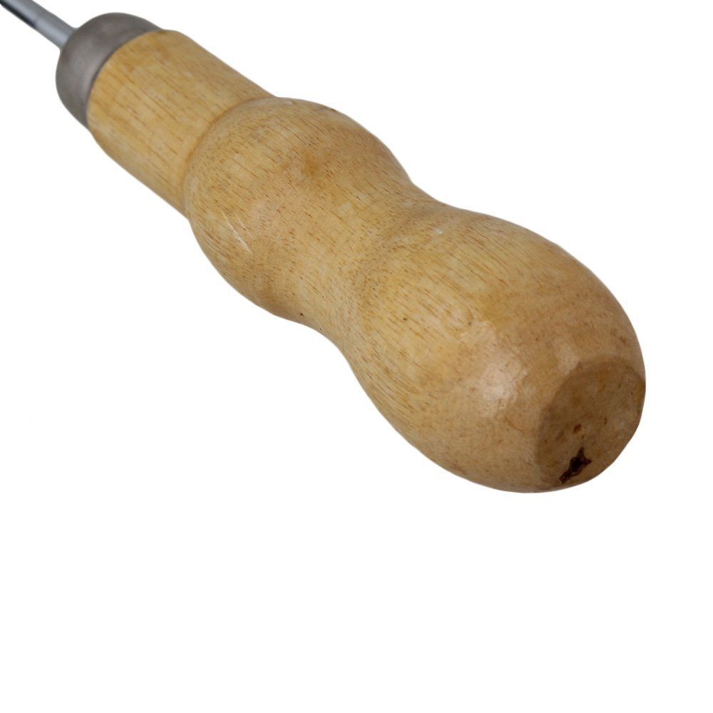SGerste 12,5 cm lederen piercing gereedschap ponsen gat naaien Awl met hout handvat Pack van 5