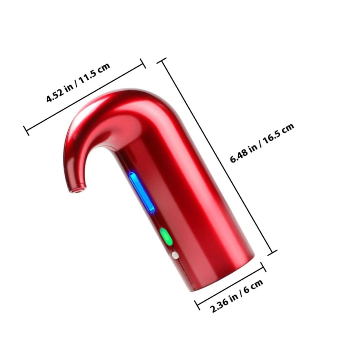 Aérateur à Vin Électrique Portable, Distributeur Automatique Rouge