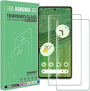 AOKUMA Tempered Glass for Google Pixel 7 Screen Protector, [2 Pack] Premium Quality Guard Film, Case Friendly, Shatterproof, Shockproof, Scratchproof oilproof
