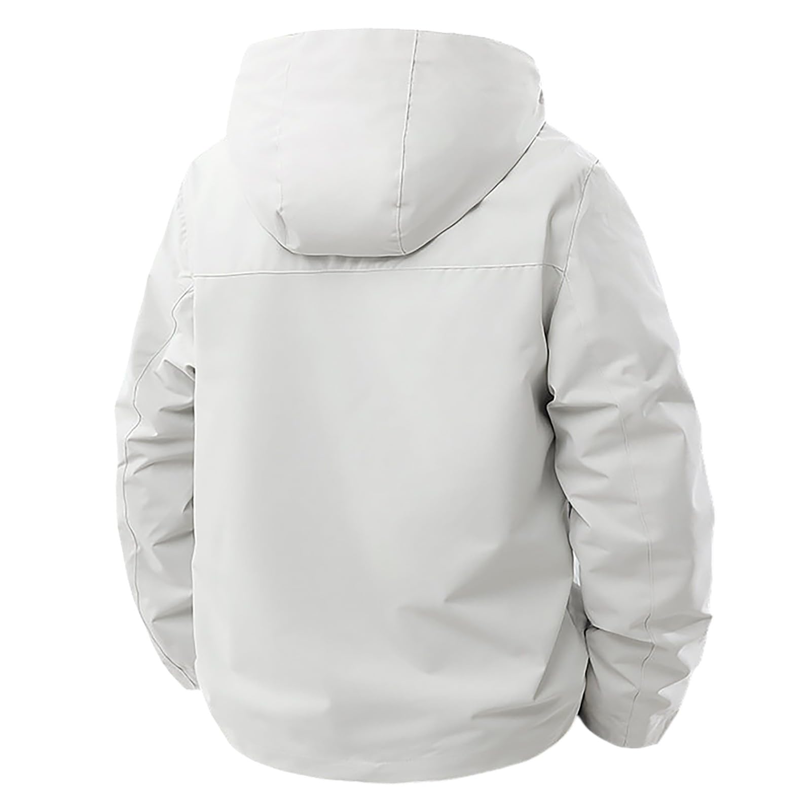 Ski Veste Tres Chaude Homme Montagne d'hiver Polaire Blouson Manteau Militaire avec Capuche Amovible Randonnée Épais pour Voyage Coupe-Vent Snowboard